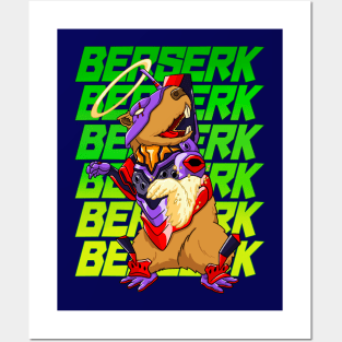 Berserk Capybara Posters and Art